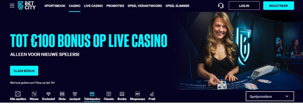 Betcity live casino welkomstbonus